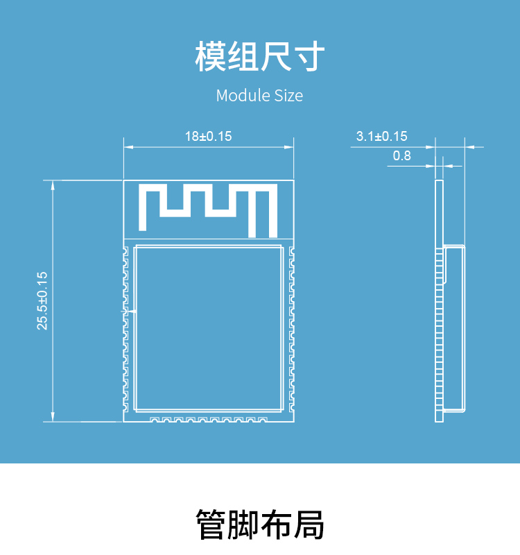 樂鑫信息科技官網ESP32-WROOM-32E-N16 2.4GHz Wi­Fi+藍牙®+低功耗藍牙模組自組網wifi mesh模塊